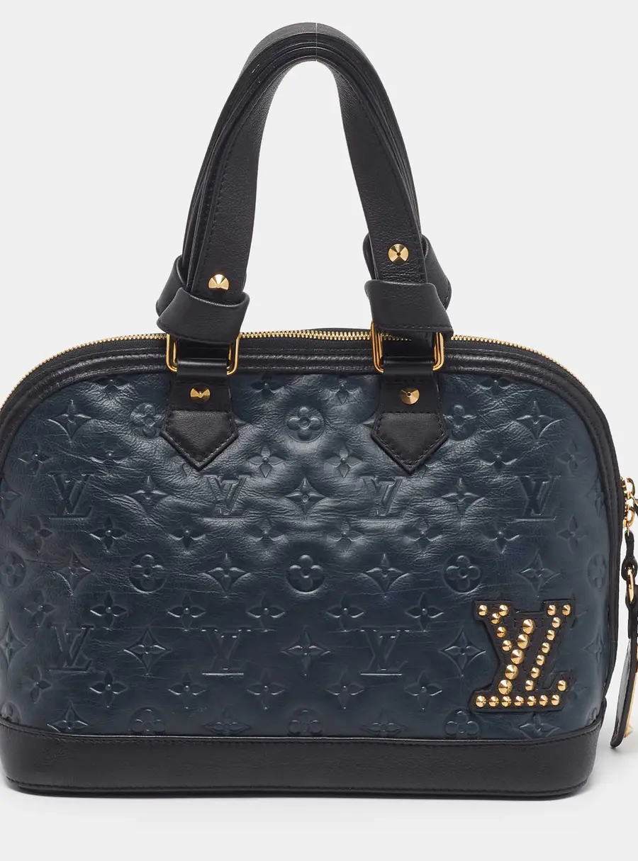 Louis Vuitton Double Jeu Neo Alma Blue/Black Monogram Empreinte Leather Bag