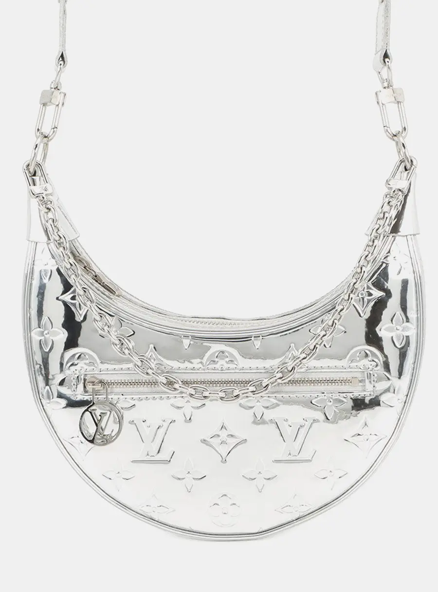 Louis Vuitton Loop Silver Monogram Miroir Coated Canvas Shoulder Bag
