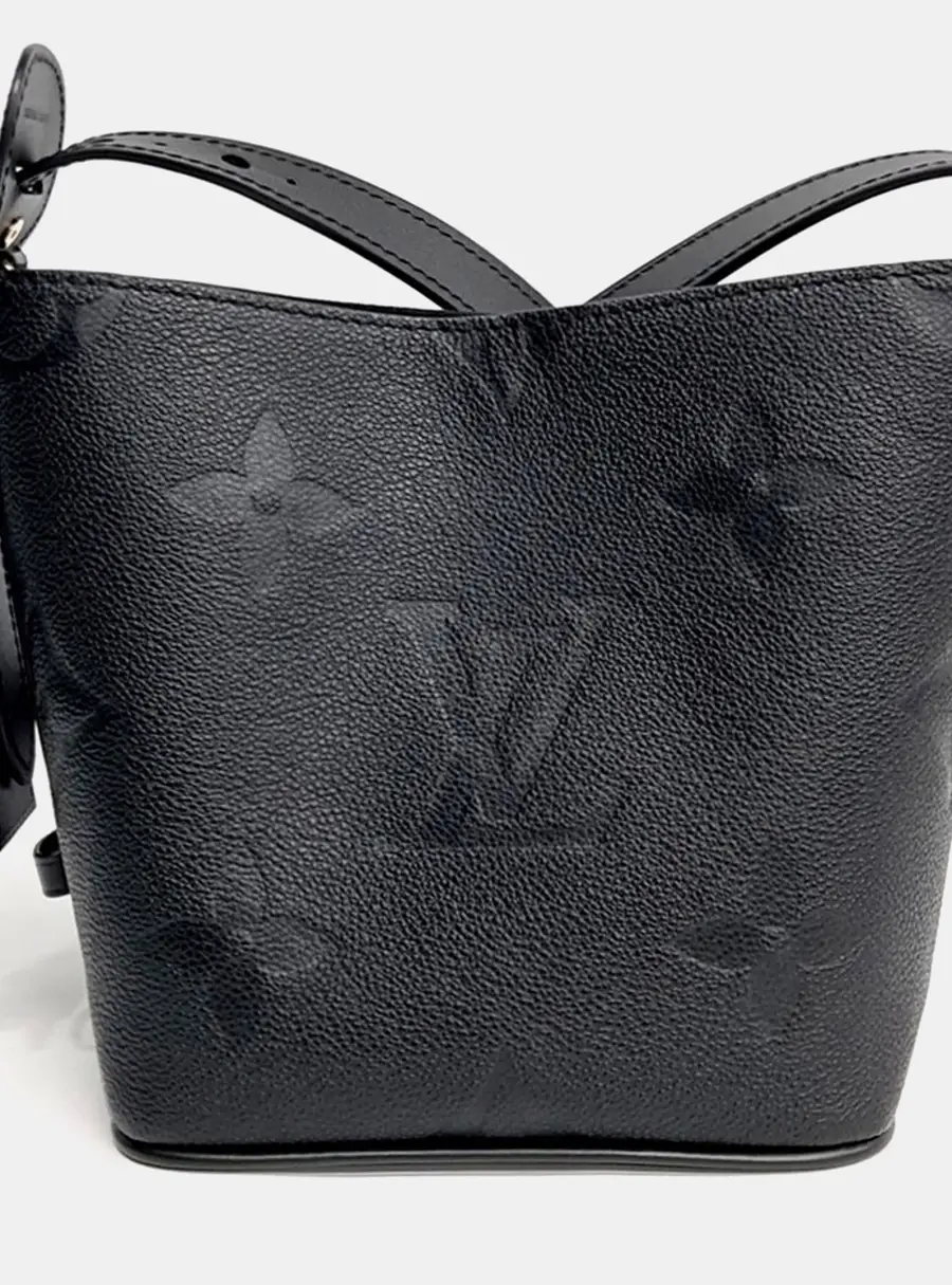 Louis Vuitton Black Leather Empreinte All In BB
