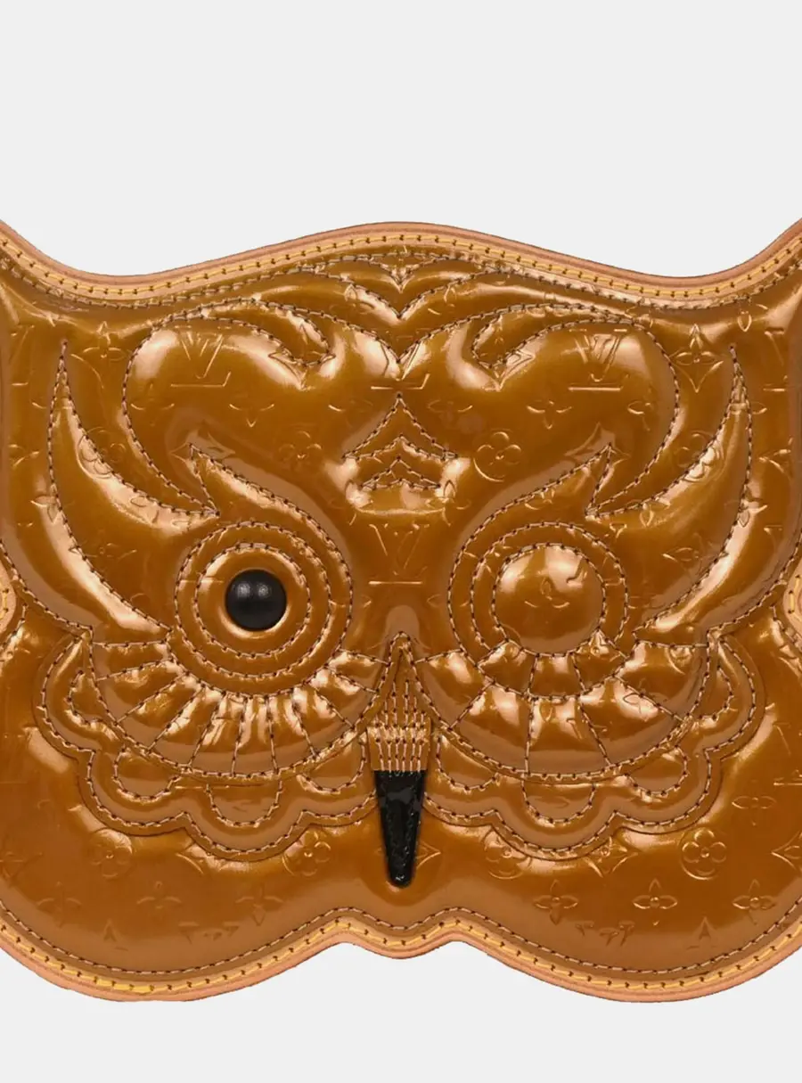 Louis Vuitton Conte De Fees Owl Pochette Bronze Monogram Vernis Leather Shoulder Bag