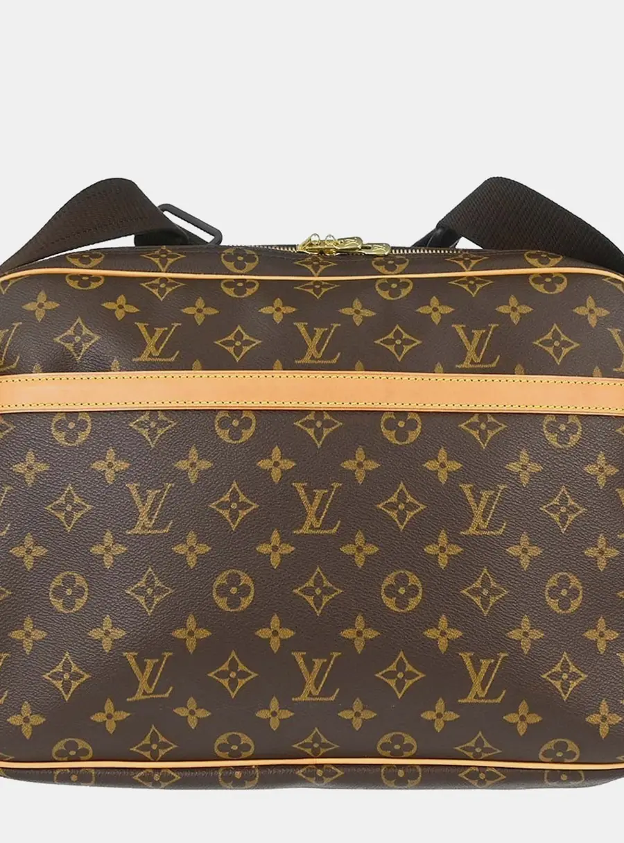 Louis Vuitton Reporter GM Brown Monogram Canvas Shoulder Bag