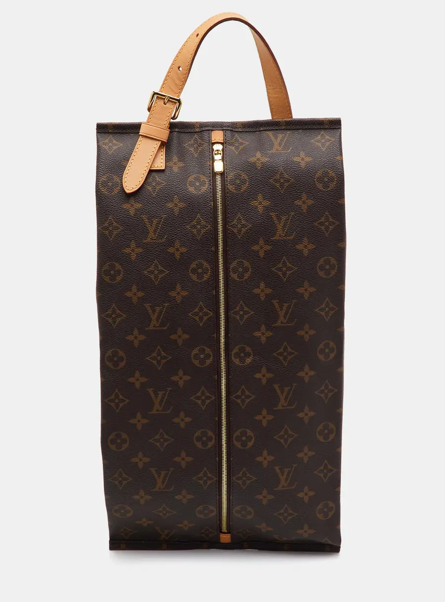 Louis Vuitton Monogram Canvas Shoe Pouch