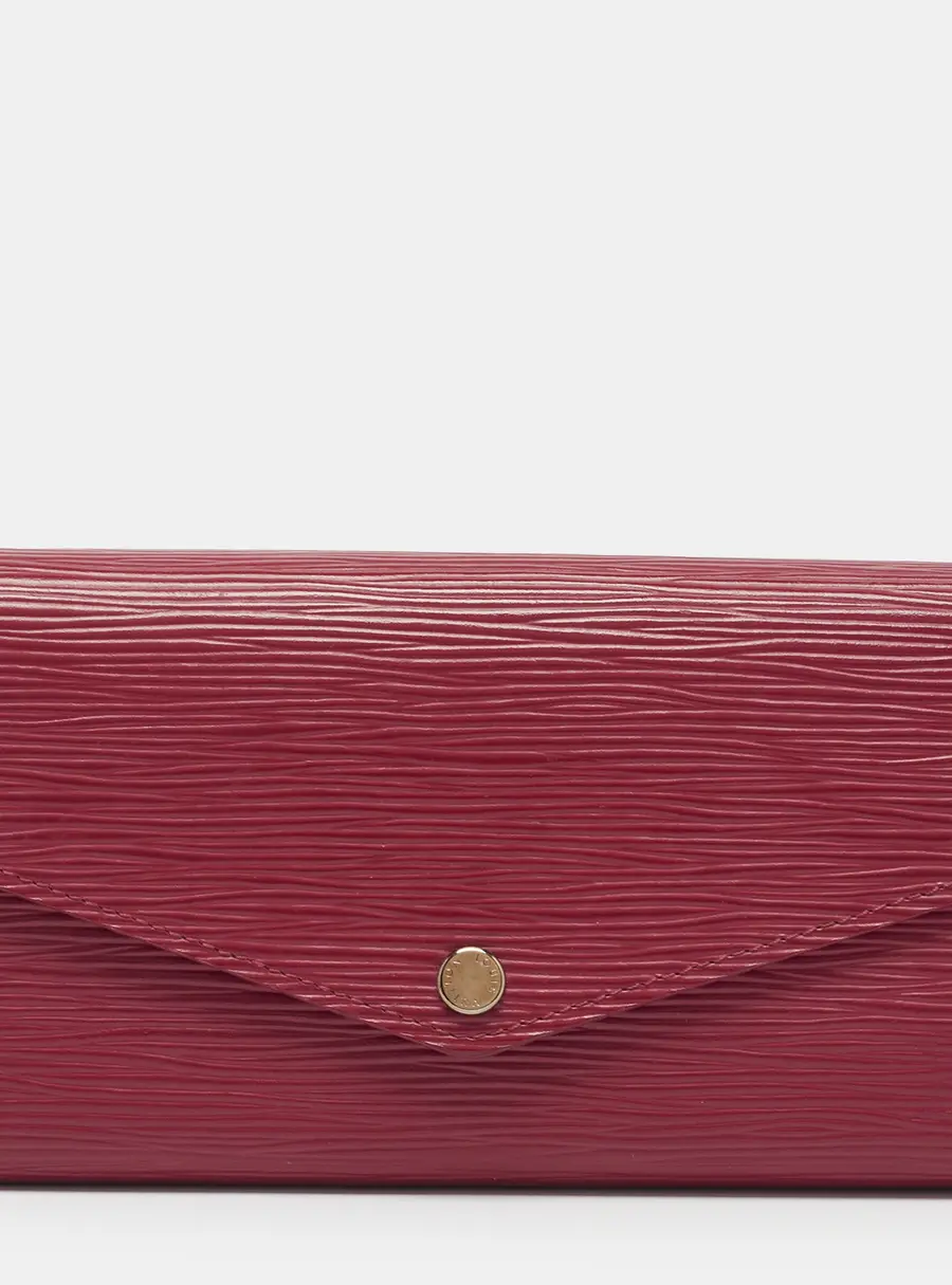 Louis Vuitton Sarah Fuchsia Epi Leather Wallet