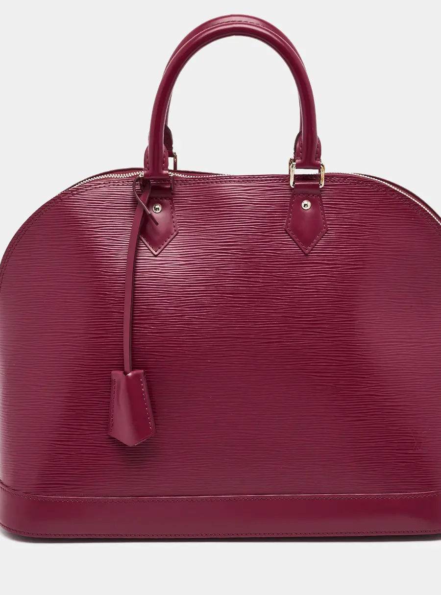 Louis Vuitton Alma GM Fuchsia Epi Leather Bag