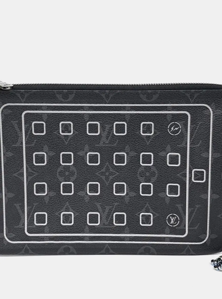 Louis Vuitton Black PVC x Fragment iPad Pouch