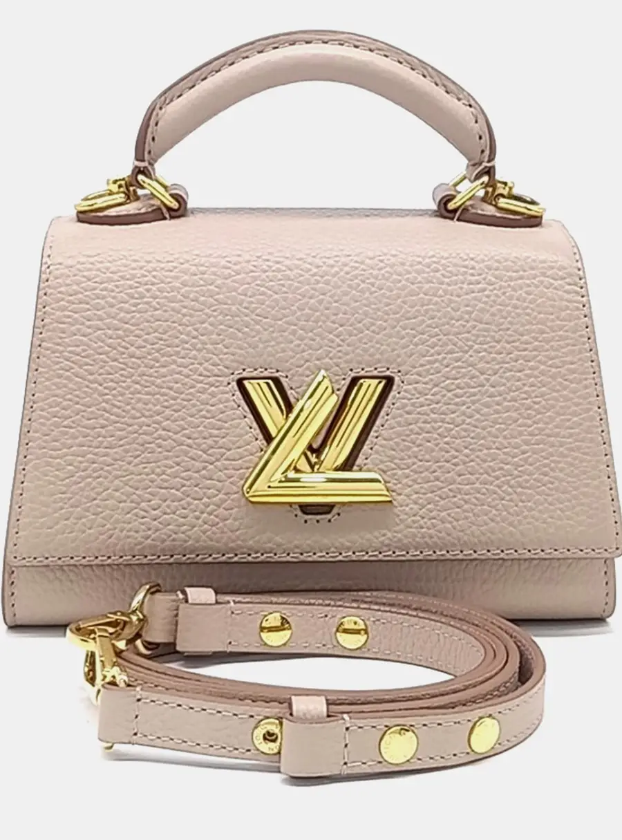 Louis Vuitton Beige Leather One Handle Twist BB