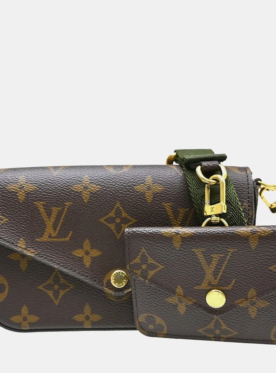 Louis Vuitton Felicie Strap & Go Monogram Canvas Shoulder Bag