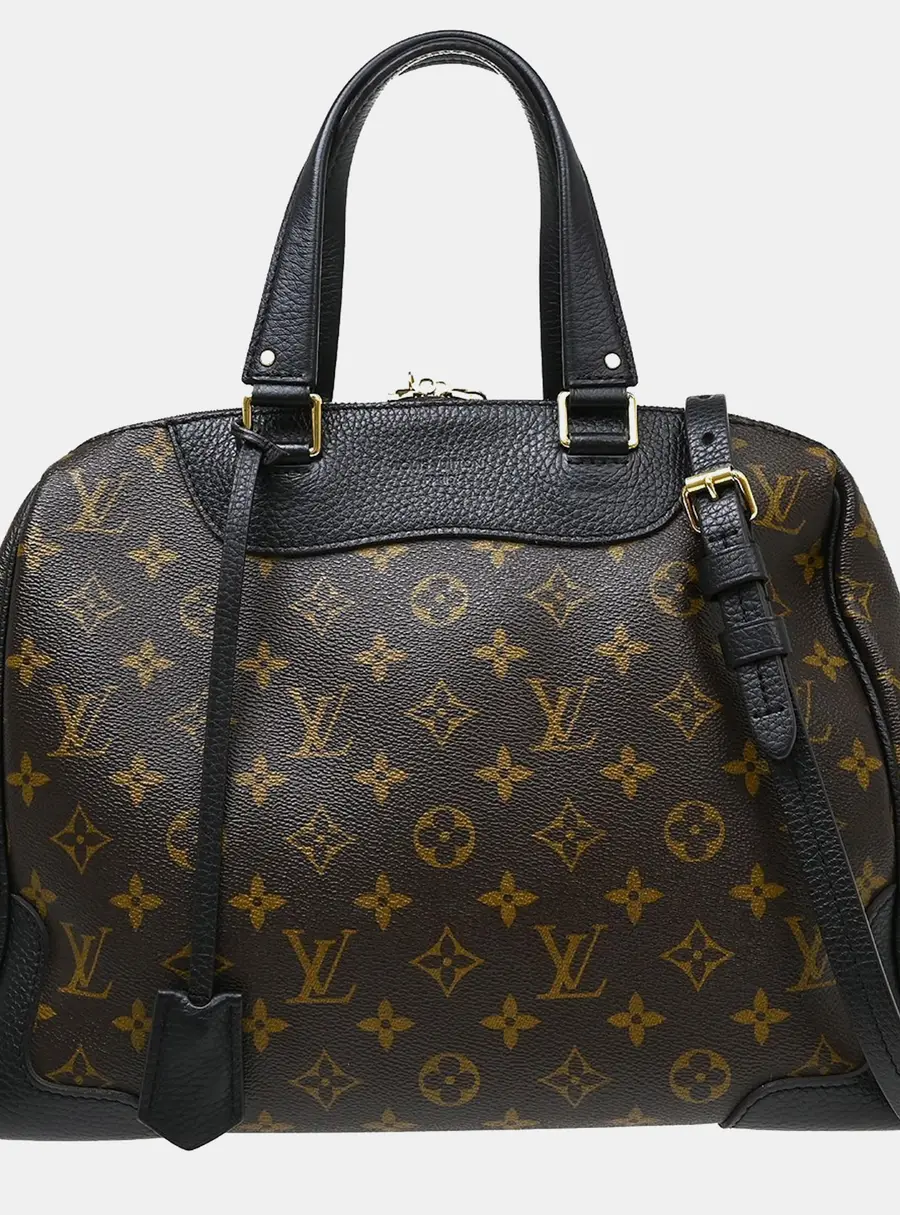 Louis Vuitton Retiro PM Noir Monogram Canvas Shoulder Bag