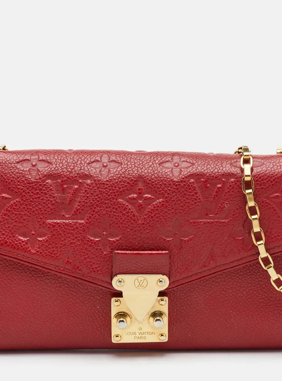 Louis Vuitton Saint Germain Pochette Cherry Monogram Empreinte Leather Bag