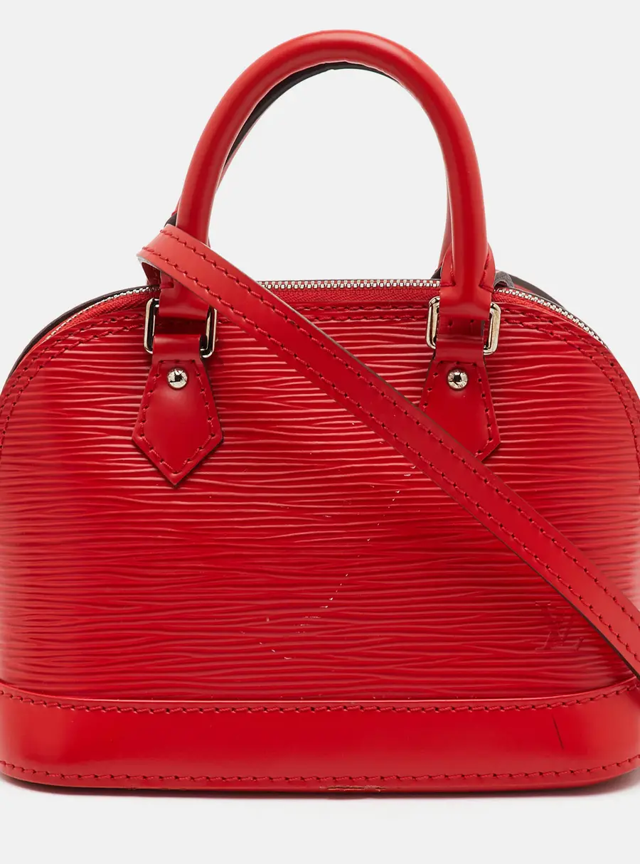 Louis Vuitton Alma Piment Nano Epi Leather Bag