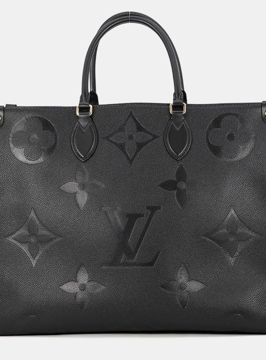 Louis Vuitton Onthego Noir Monogram Empreinte Leather Size Gm