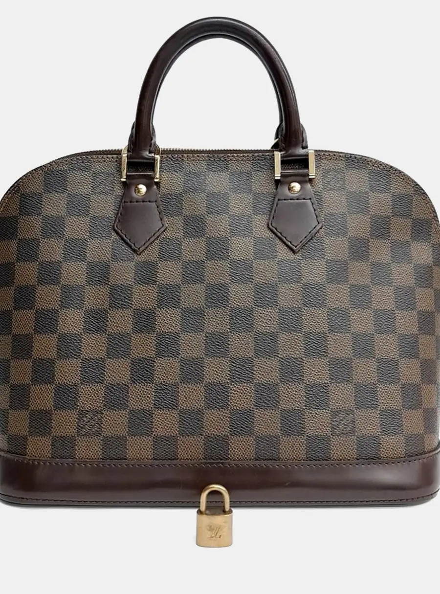 Louis Vuitton Damier Alma Brown Canvas PM
