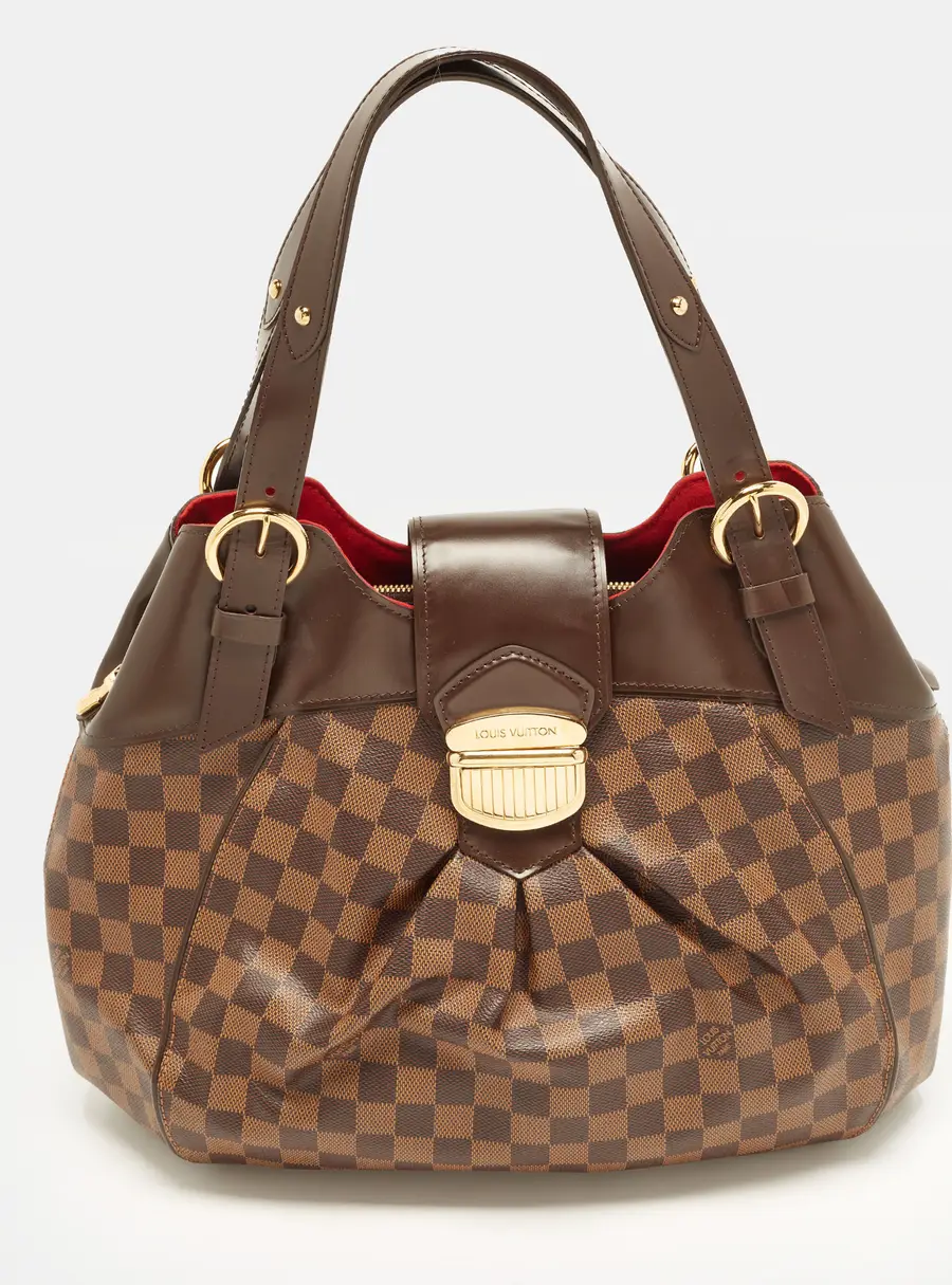 Louis Vuitton Sistina MM Damier Ebene Canvas Bag
