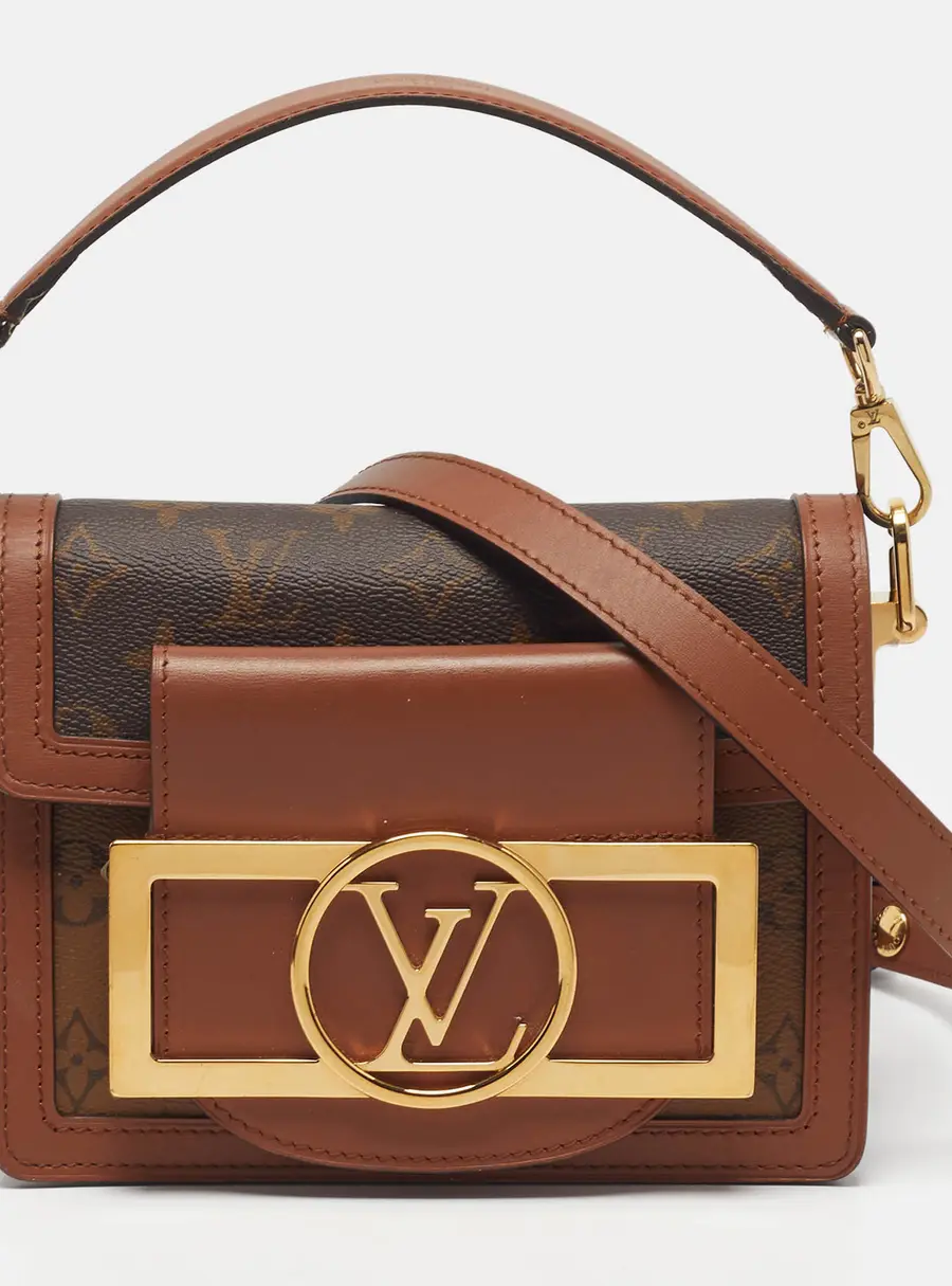 Louis Vuitton Dauphine XL Monogram Reverse Canvas Shoulder Bag