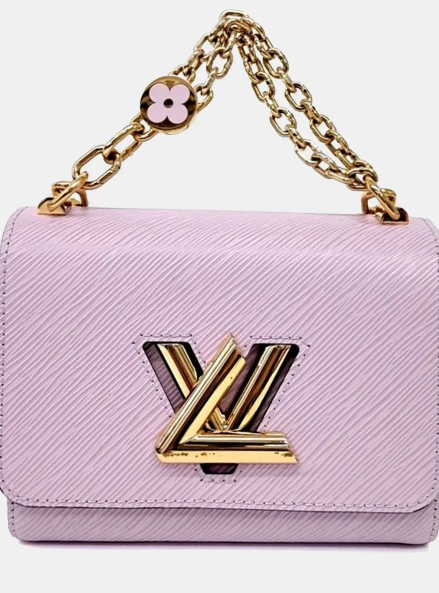 Louis Vuitton Purple Leather Epi Twist PM