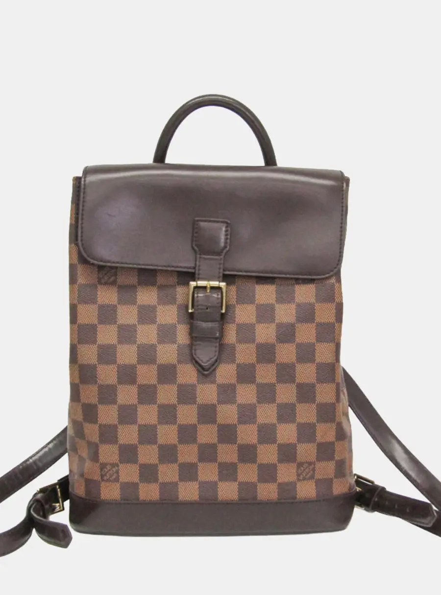 Louis Vuitton Damier Soho Backpack Brown Canvas Backpack