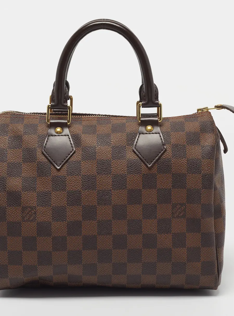 Louis Vuitton Speedy 25 Damier Ebene Canvas Bag