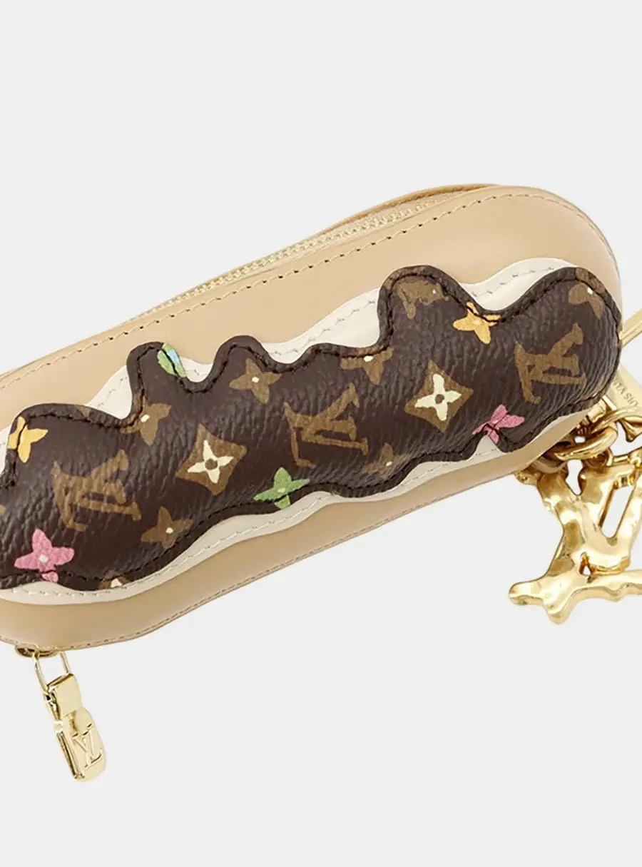 Louis Vuitton Eclair Pouch Beige/Brown/Multicolor Calf Leather
