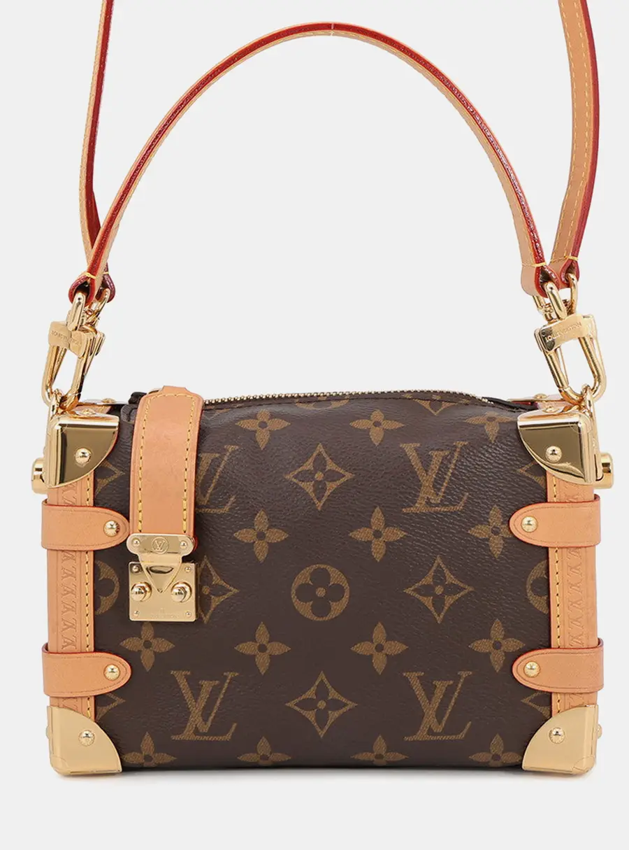 Louis Vuitton Side Trunk Brown Monogram Size Pm