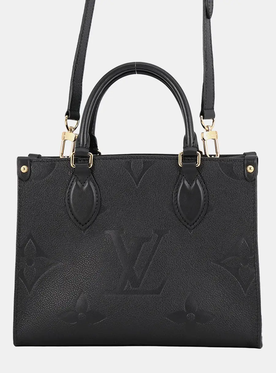 Louis Vuitton Onthego Noir Monogram Empreinte Leather Size Pm