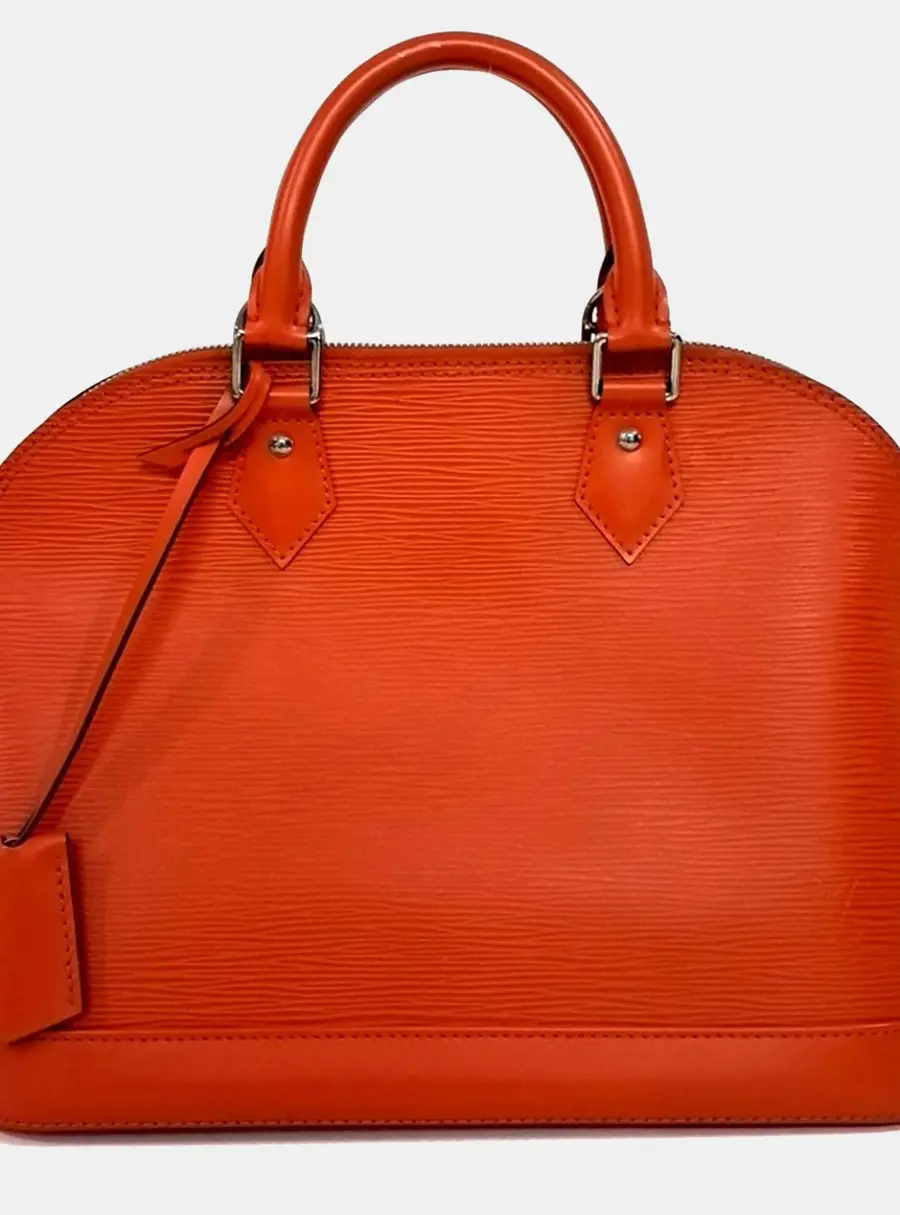 Louis Vuitton Red Leather Epi Alma PM