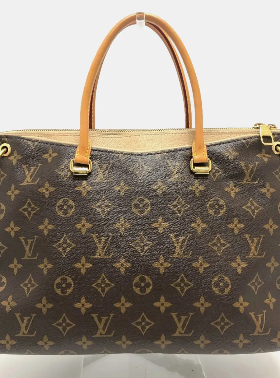 Louis Vuitton Pallas MM Dune Monogram Canvas Shoulder Bag