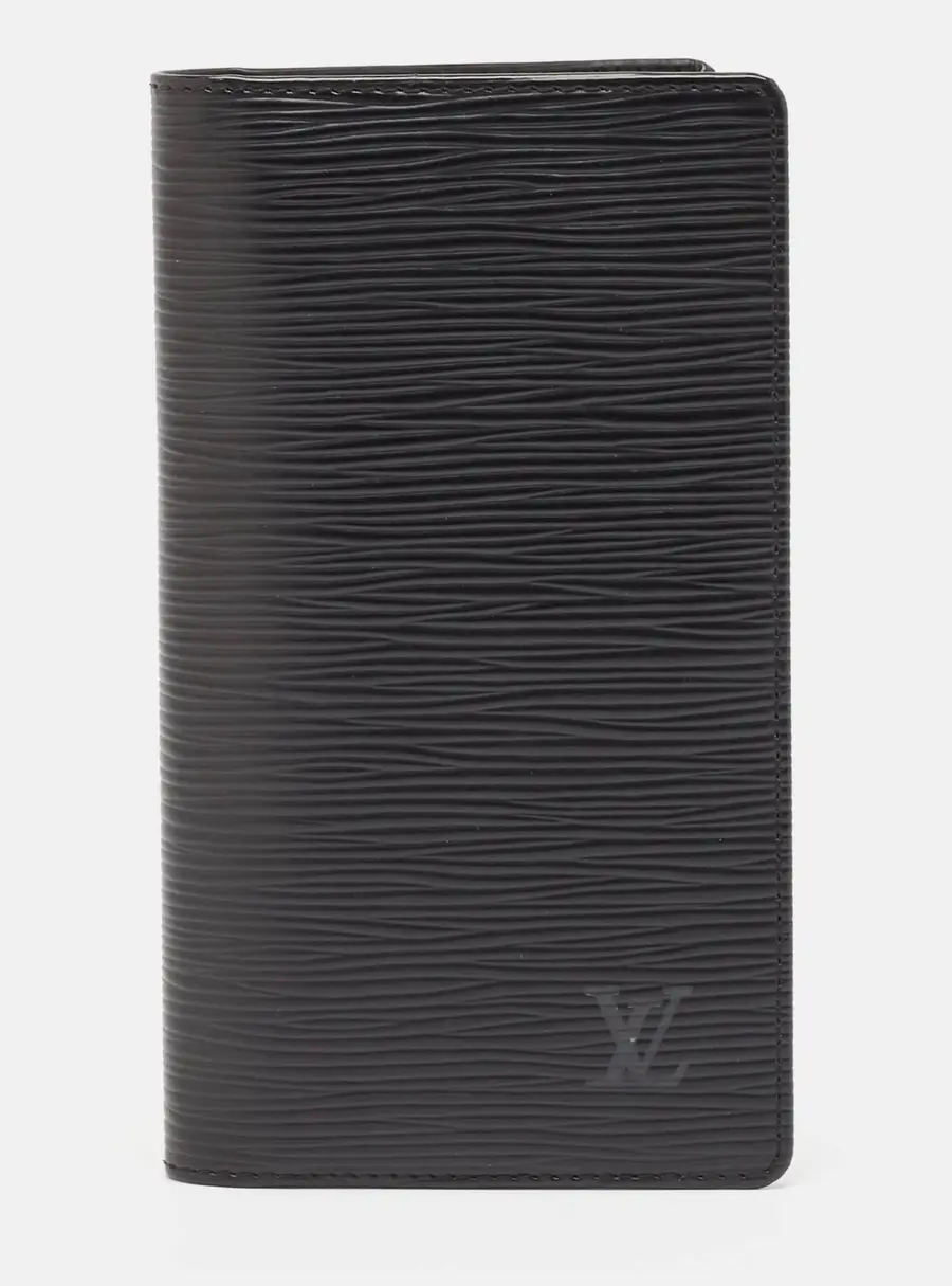 Louis Vuitton Black Epi Leather Bifold Long Wallet