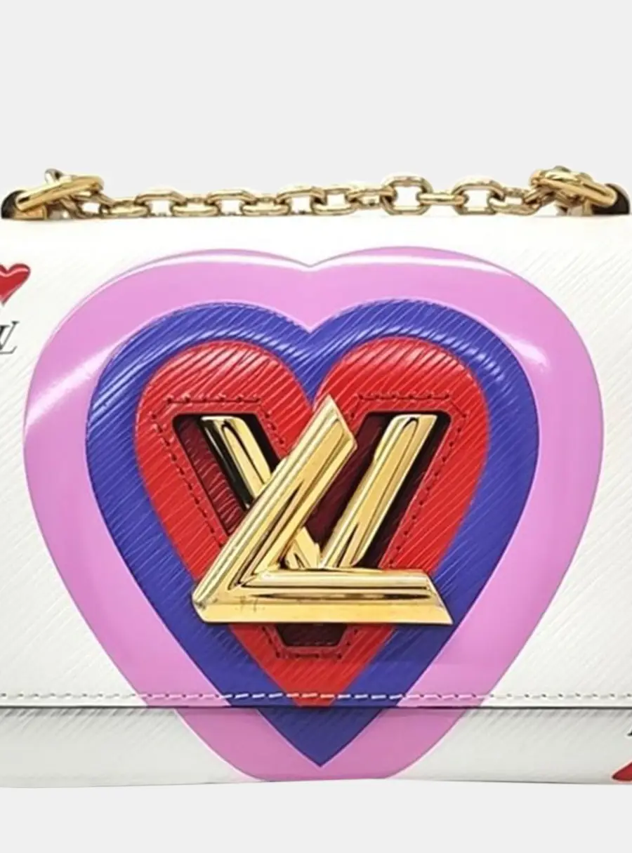 Louis Vuitton Twist PM White Game On Epi Leather Shoulder Bag