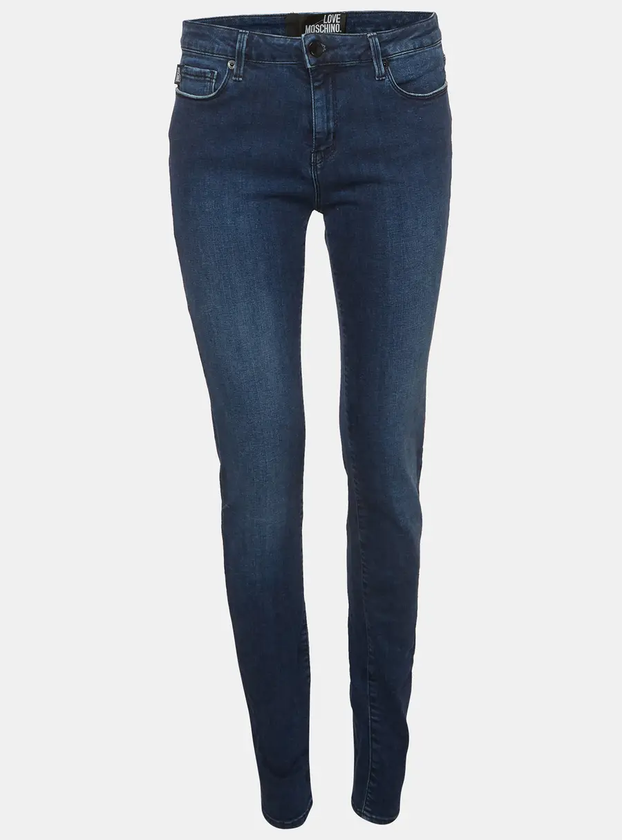 Love Moschino Blue Denim Slim Fit Jeans M/ Waist 30"