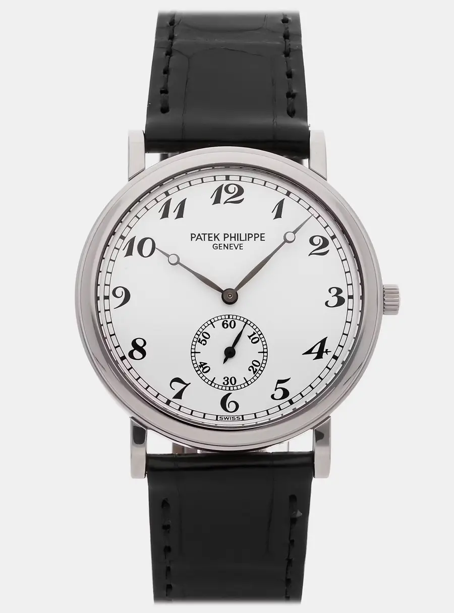 Patek Philippe Calatrava 5022G-012 White White Gold Manual Winding Women's Wristwatch 33mm