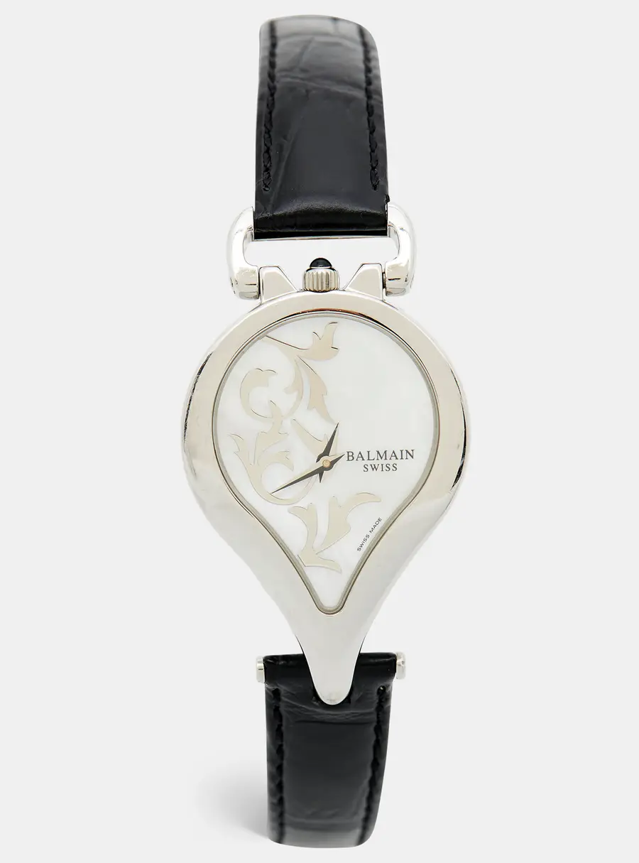 Pierre Balmain 3431 White Mother Of Pearl Dial Stainless Steel Women's Wristwatch 31 mm