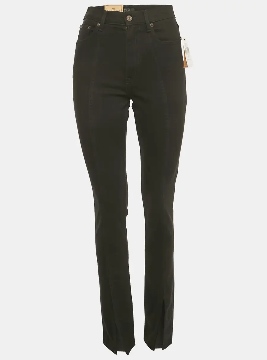 Polo Ralph Lauren Black Denim The Straight Jeans S Waist 26"