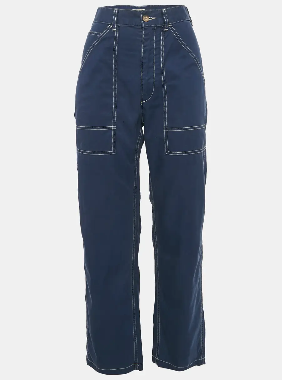 Polo Ralph Lauren Blue Contrast Trim Cotton Jeans S Waist 28"