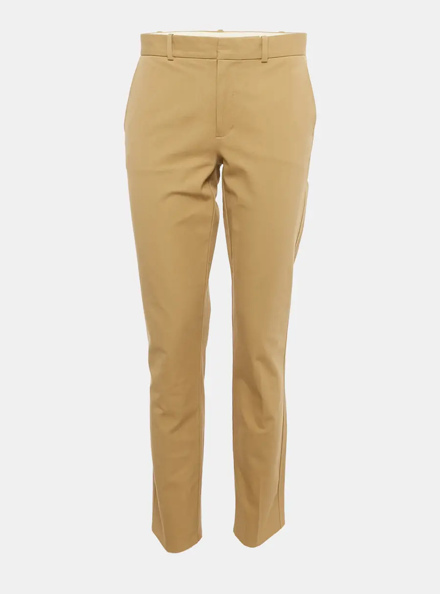 Polo Ralph Lauren Beige Stretch Cotton Trousers M