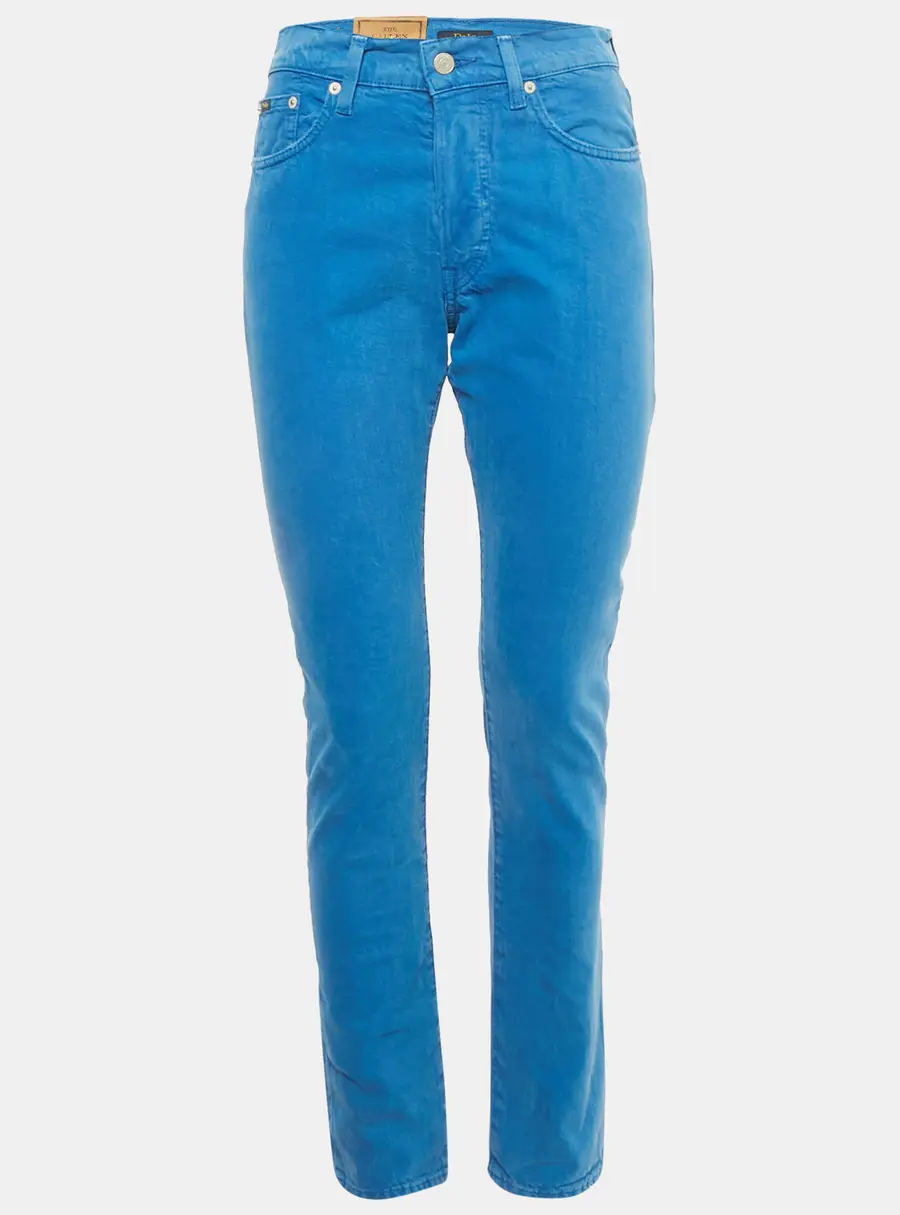 Polo Ralph Lauren Blue Denim High Rise Slim Jeans M/Waist 27"