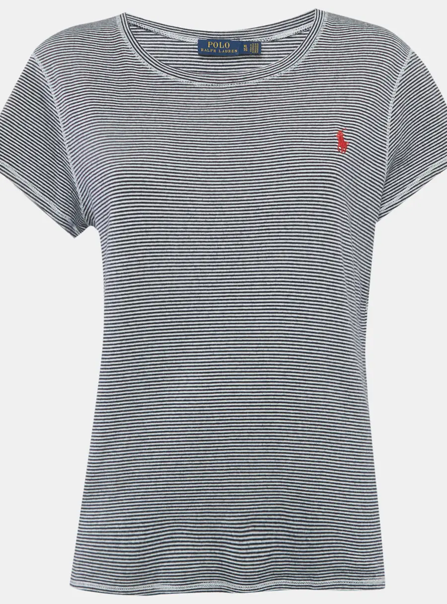 Polo Ralph Lauren Blue/White Jersey T-Shirt XL