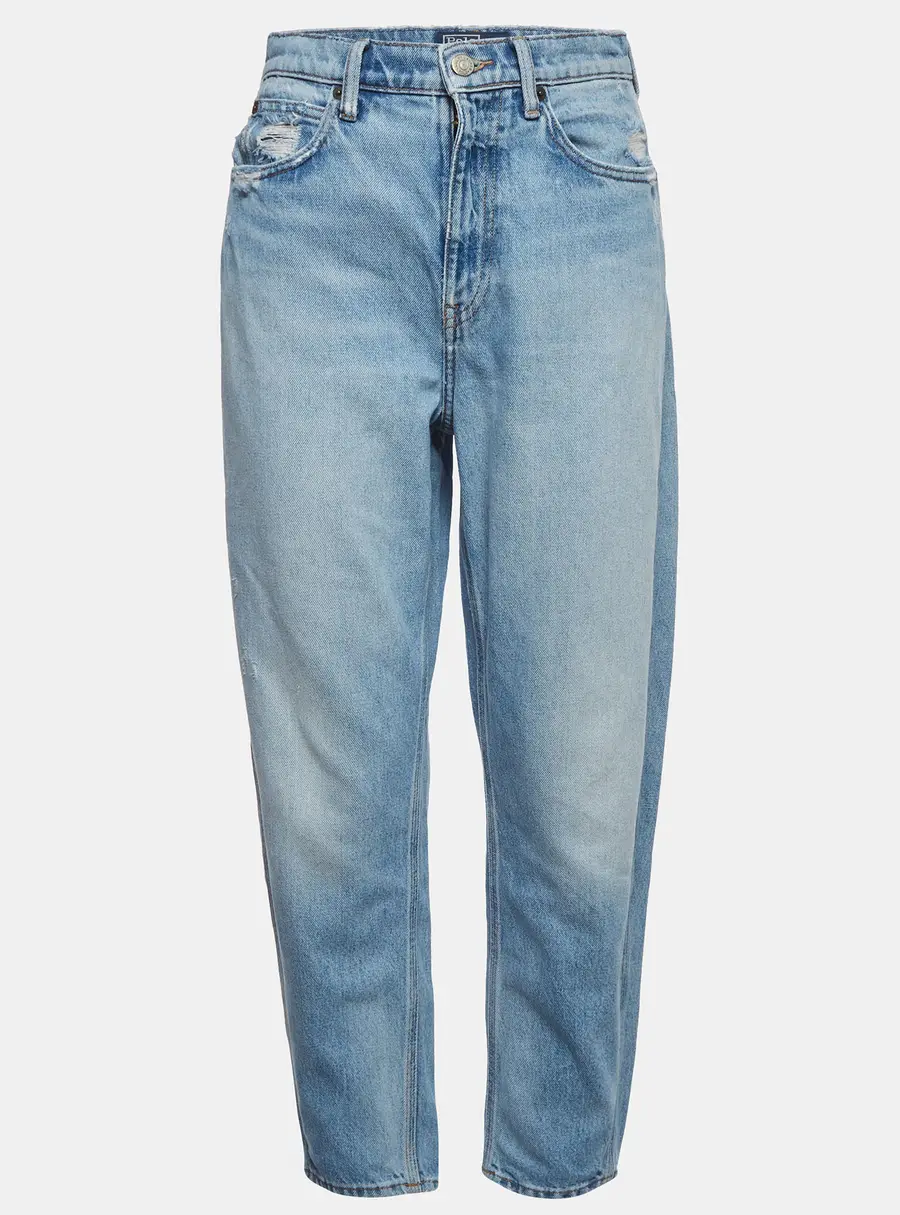 Polo By Ralph Lauren Blue Denim Curved Taper Jeans S/Waist 25"