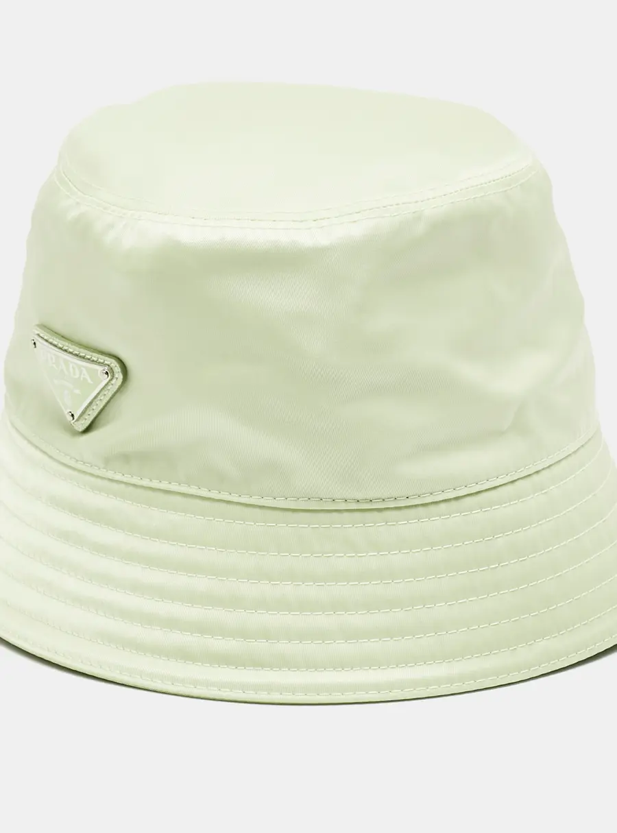 Prada Mint Green Re-Nylon Bucket Hat M