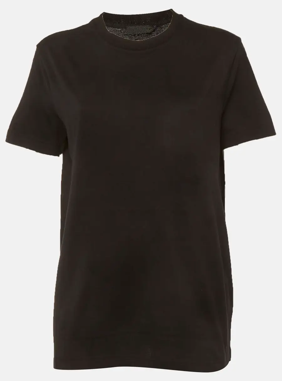 Prada Black Jersey Crewneck T-Shirt M