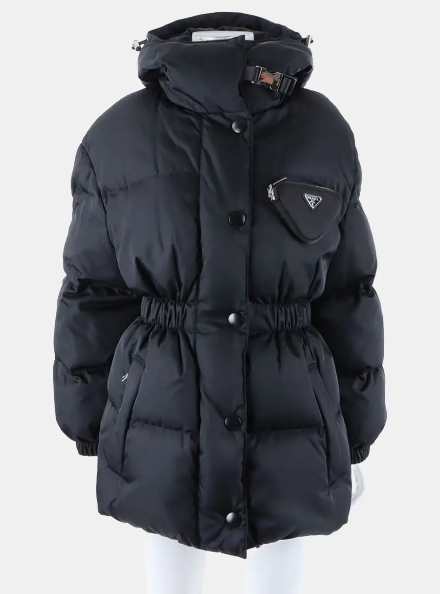 Prada Re-Nylon Down Padded Jumper 38