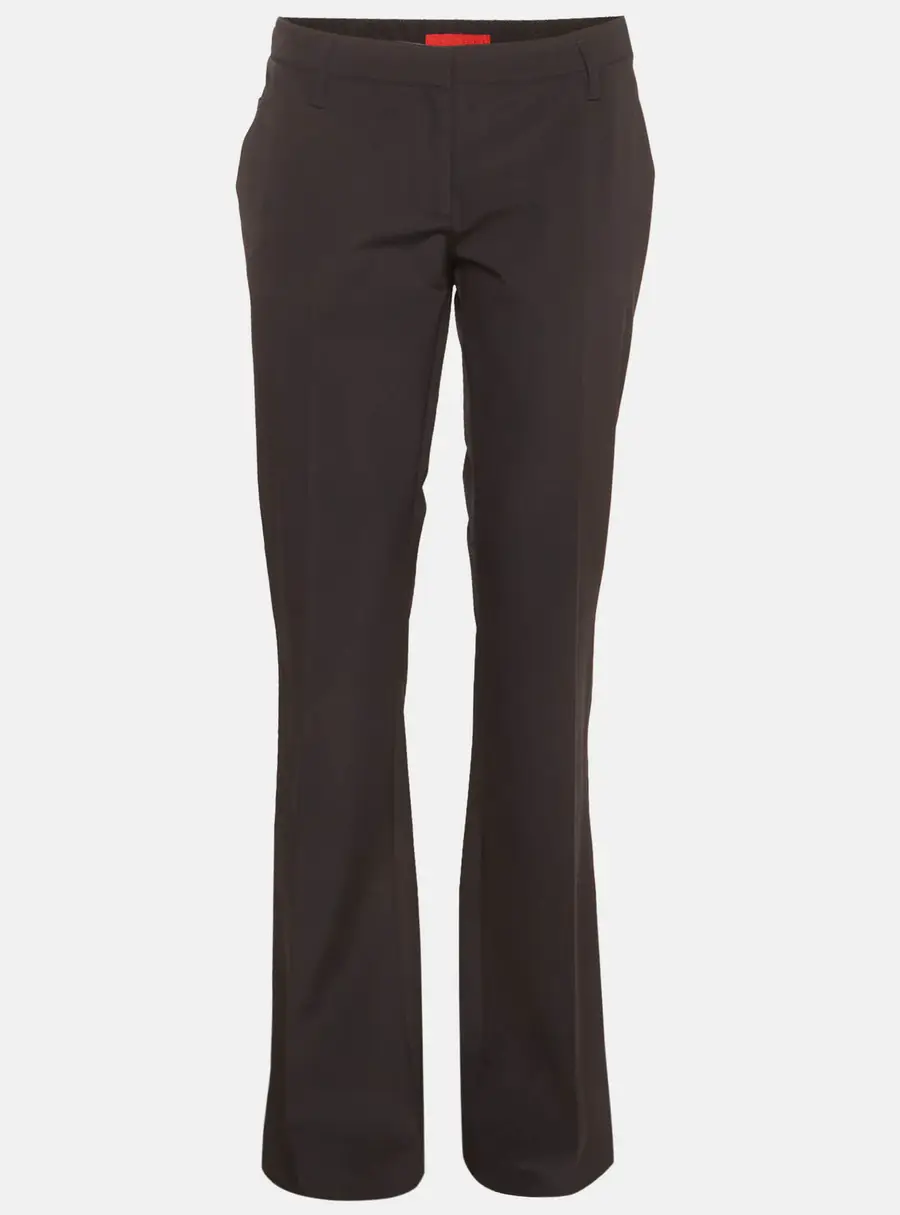 Prada Navy Blue Technical Gabardine Trousers M