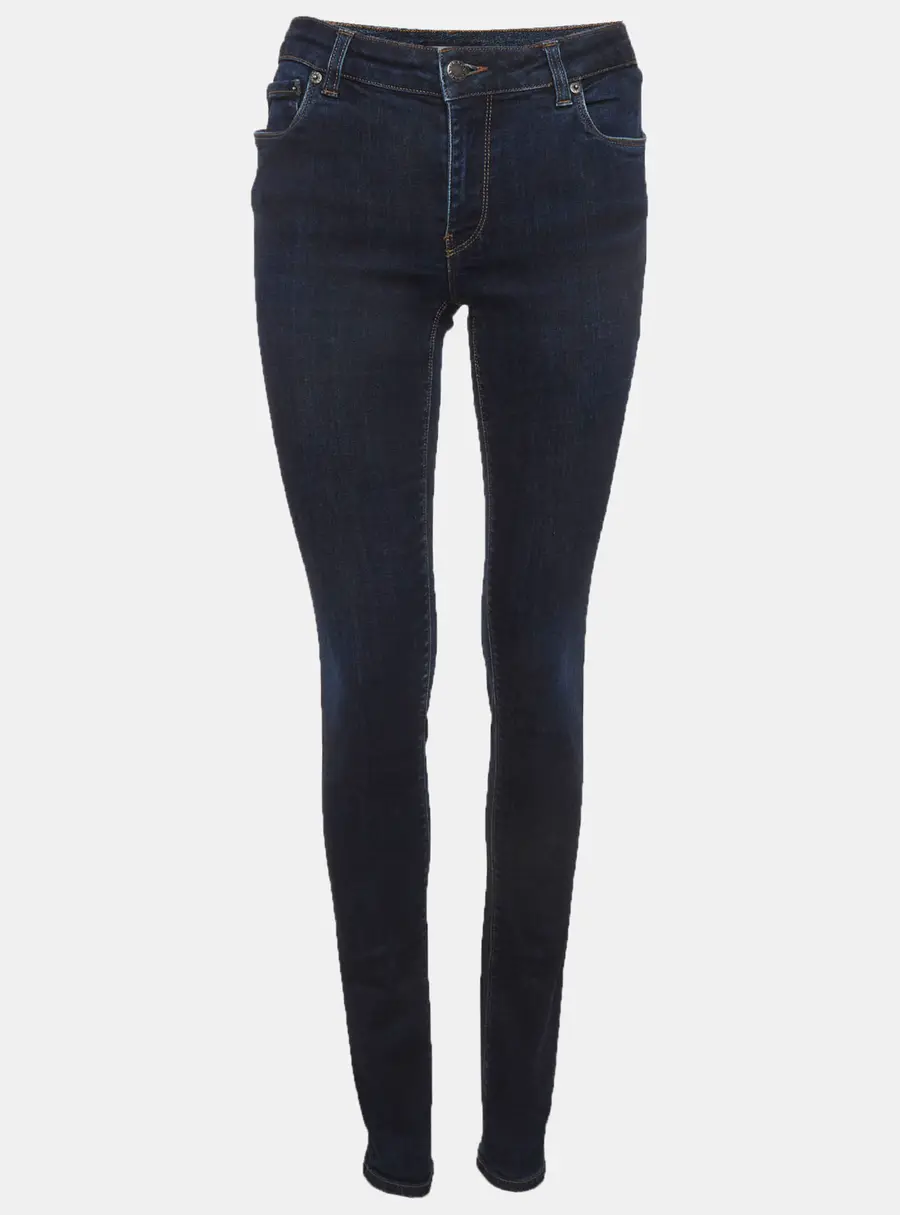 Prada Dark Blue Denim Tight Fit Skinny Jeans M/Waist 30"