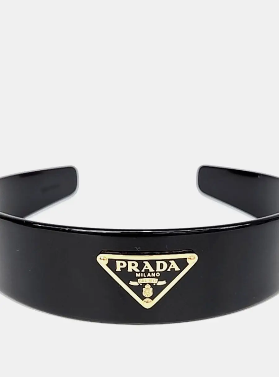 Prada Black Hairband