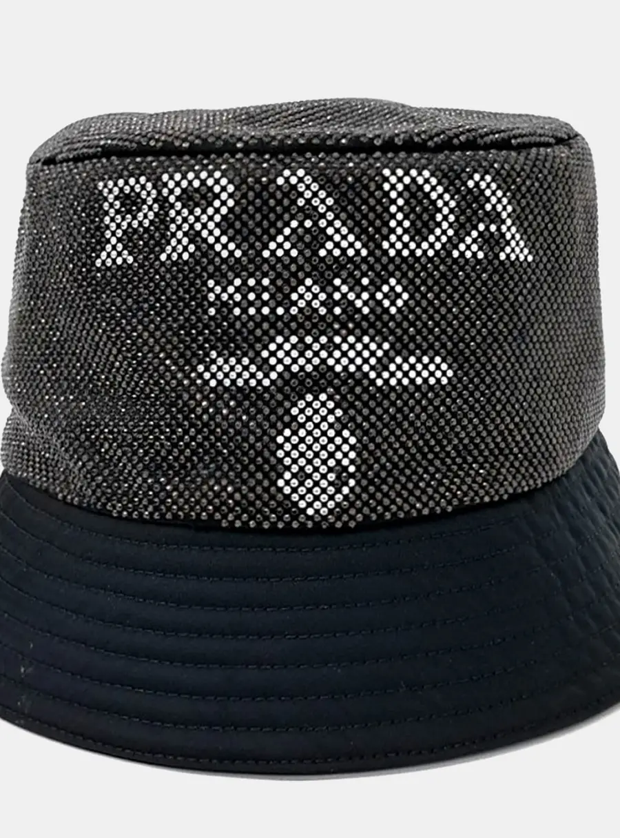 Prada Black Re-Nylon Bucket Hat