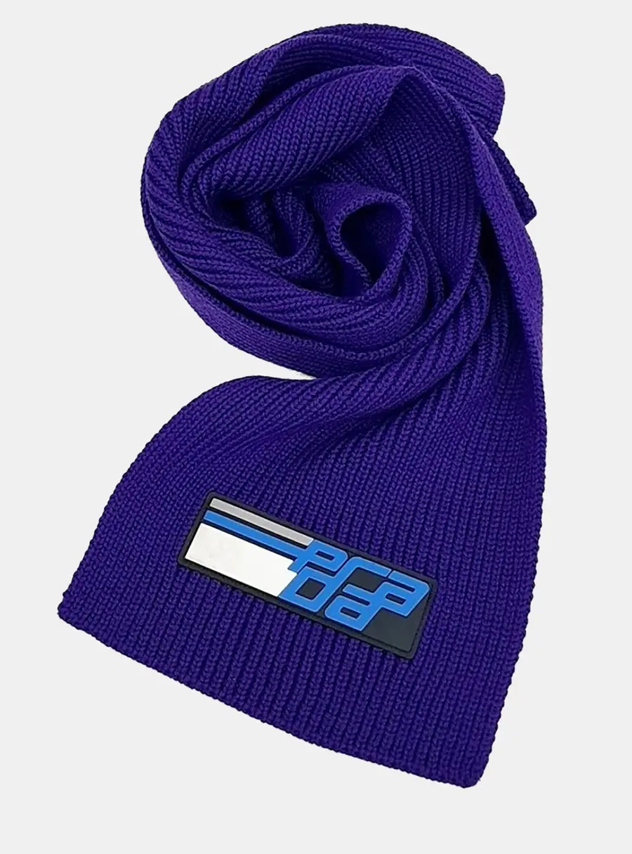 Prada Blue Wool Muffler