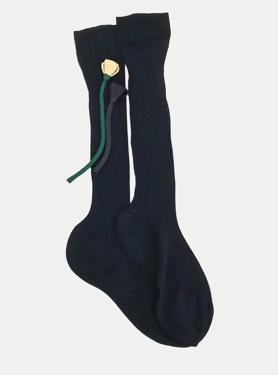 Prada Black Fabric Socks