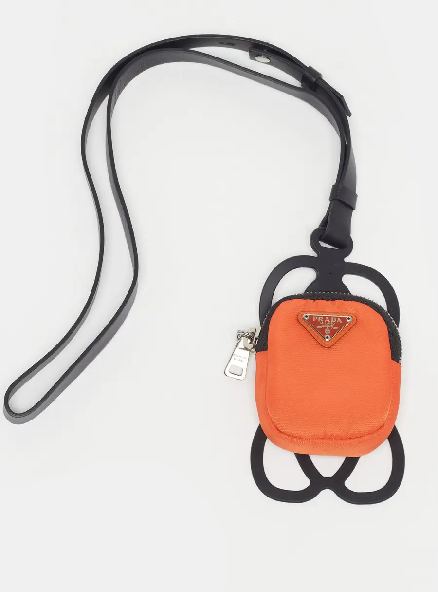 Prada Orange/Black Re-Nylon Smartphone Case