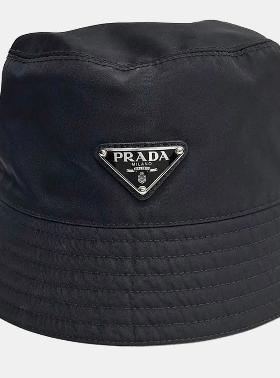 Prada Black Re-Eylon Bucket Hat