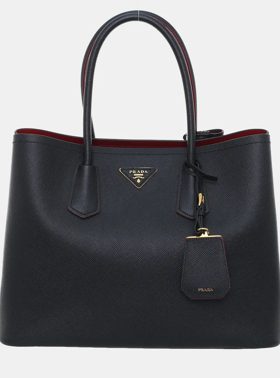 Prada Saffiano Large Double Bag