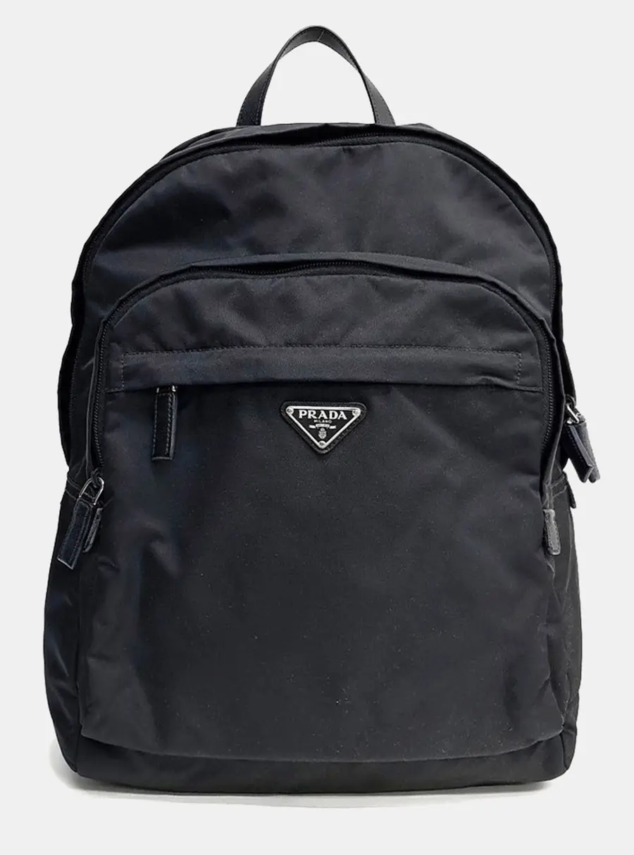 Prada Black Re-Nylon Backpack (2VZ048)